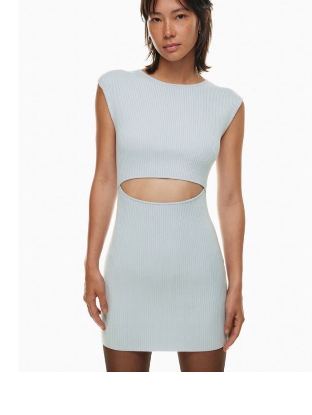 WILFRED RIBBED CUT OUT MINI DRESS